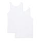 Schiesser Herren 2 PACK Unterhemd ohne Arm Bio Baumwolle - 95/5 Organic
