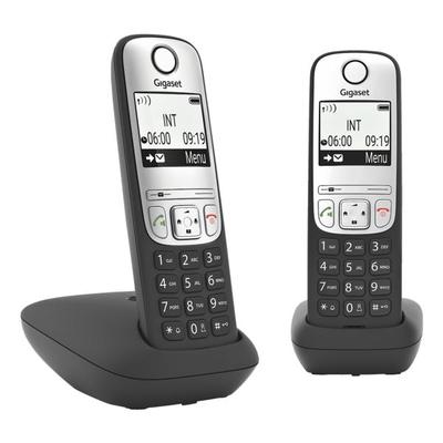Gigaset Schnurloses Telefon »Gigaset A690 Duo« schwarz schwarz Image