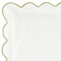 Emma Scalloped Duvet Cover - Sage, Full/Queen - Ballard Designs Sage Full/Queen - Ballard Designs