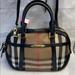 Burberry Bags | Burberry Sartorial House Check Bowling Bag | Color: Black/Tan | Size: Os