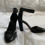 Kate Spade Shoes | Kate Spade Saturday Black Ankle Strap Pump Heels | Color: Black | Size: 7