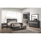 House of Hampton® Smartt Platform 5 Piece Bedroom Set Metal in Gray | Queen | Wayfair 2E2C9CE841894FE7B7702AA333DF23AE