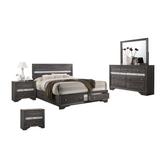 Willa Arlo™ Interiors Amily Standard 5 Piece Bedroom Set Wood in Gray | Full | Wayfair 4526E027DB1F4895955A5C765528D1B0