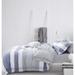 Longshore Tides Hollinger Reversible Comforter Set Polyester/Polyfill/Cotton in Blue/Gray | Queen Comforter + 2 Shams | Wayfair