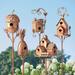 Birdhouse Garden Stakes - Farmhouse - Grandin Road