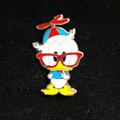 Disney Jewelry | Disney Donald Duck Pin Glasses | Color: White/Yellow | Size: Os