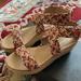 Jessica Simpson Shoes | Jessica Simpson Womens Sandals Heels In Sz 7 B!!! | Color: Cream/Orange | Size: 7
