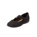 Extra Wide Width Women's The Ezra Flat by Comfortview in Black (Size 9 1/2 WW)