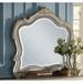 Andrew Home Studio Antelope Arched Dresser Mirror Wood in White | 45 H x 44.5 W x 1.75 D in | Wayfair GFA23JU544-2D5