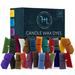 Hearth & Harbor Dyes Unscented Candle Accessories in Blue/Green/Orange | 4 H x 3 W x 5 D in | Wayfair WF-HHDYICM8