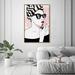 Rosdorf Park Fashion & Glam All Glammed Up Makeup - Painting Print Canvas in White/Brown | 54 H x 36 W x 1.5 D in | Wayfair