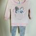 Disney Matching Sets | Disney Baby Pink/Grey Minnie Mouse Set Infant 18m | Color: Gray/Pink | Size: 18mb