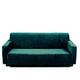 DH-Link Plush Sofa Cover for 3 Cushion Couch, Velvet Couch Cover Stretch Recliner Chair Cover Furniture Sofa Loveseat Cover Protector (Dark Green) (1 seat 160×200cm)