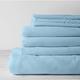 Kotton Culture 800 THREAD COUNT EGYPTIAN COTTON King Size 4-piece Sheet Set With 48 cm Extra Deep Pocket Luxurious Thick Cotton Bed Sheet All Season Bedding - Sky Blue