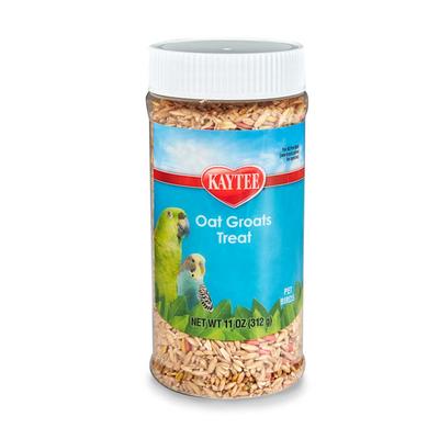 Kaytee Oat Groats Treat Jar for Pet Birds, 11 oz.
