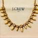 J. Crew Jewelry | J.Crew Statement Necklace.Euc | Color: Cream/Gold | Size: Os