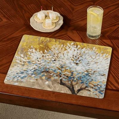 A Thousand Lifetimes Tree Hardboard Placemats Multi Warm Set of Four, Set of Four, Multi Warm