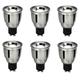 6 Pack,AJH GU10 9W LED Light Bulbs Daylight White 4000K Long Neck Barrel Non-Dimmable,LED Spot Bulb Spotlight,740lm,80W Halogen Bulb Equivalent