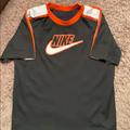 Nike Shirts & Tops | Boys Nike Short Sleeve Shirt | Color: Gray/Orange | Size: Boys Approximately 10/12