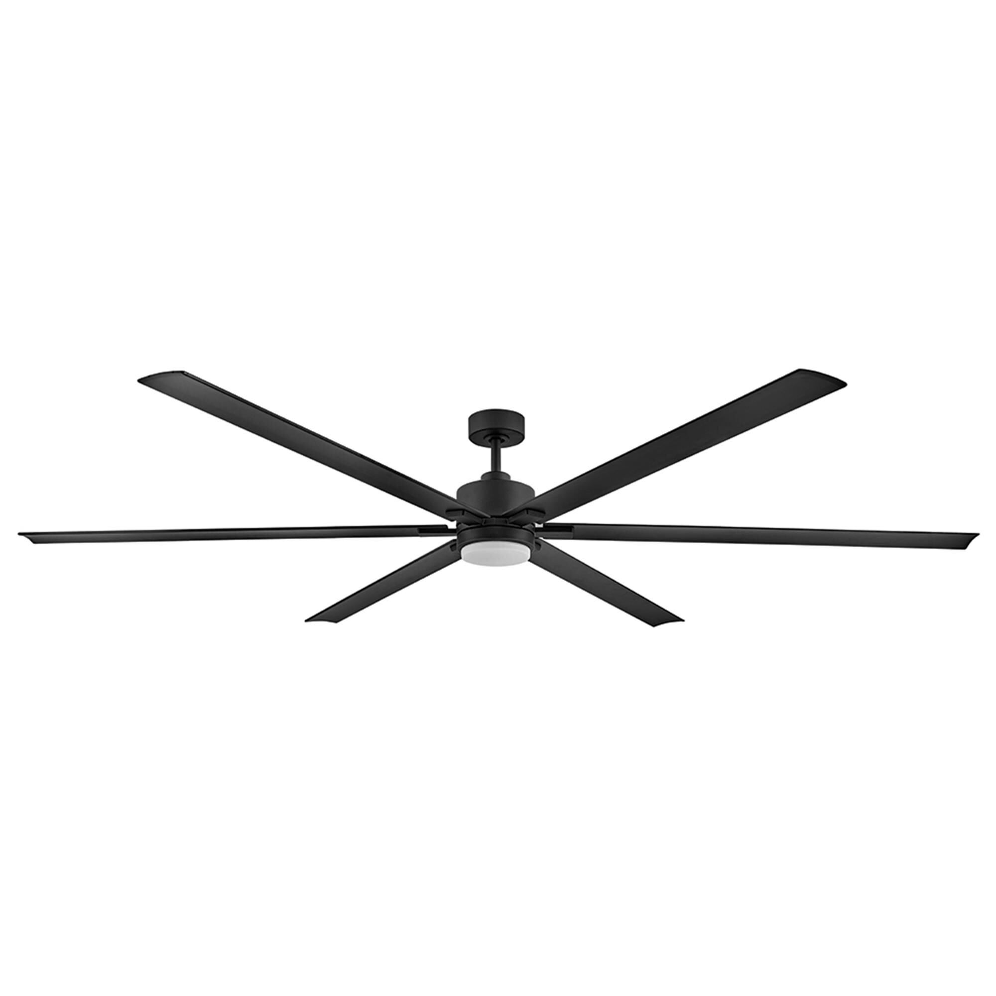 Hinkley Lighting Indy Maxx 99 Inch Ceiling Fan with Light Kit - 900999FMB-LDD