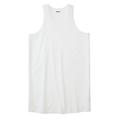 Men's Big & Tall Shrink-Less™ Lightweight Longer-Length Tank by KingSize in White (Size 6XL) Shirt