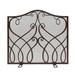 Fleur De Lis Living Zinaida Single Panel Iron Fireplace Screen Plastic in Gray/Brown | 34 H x 38 W in | Wayfair D002317BBF8B4E20B057B3A6FF88AA11