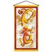 The Holiday Aisle® Fontenot Dragon Door Wall Decor in Gray/Yellow | 32.75 H x 5.5 W in | Wayfair 428300EFE88E4CBFAA33FD97CFC7FB6A