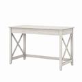 Bush Furniture Key West 48W Writing Desk in Linen White Oak - Bush Furniture KWD148LW-03