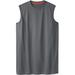 Men's Big & Tall Longer-Length Heavyweight Muscle Tee by Boulder Creek in Steel (Size 3XL)