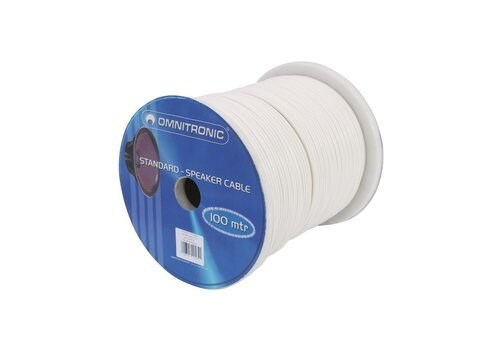 OMNITRONIC Lautsprecherkabel 2x1,5 100m ws Image