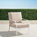 Grayson Lounge Chair with Cushions in White Finish - Moss, Standard - Frontgate