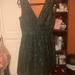 Jessica Simpson Dresses | Jacquard Dress | Color: Black/Green | Size: 12