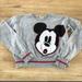Disney Sweaters | Disney Mickey Mouse 90th Anniversary Juniors' Intarsia Sweater | Color: Gray/Red | Size: M