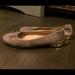 J. Crew Shoes | J.Crew Kiki Suede Studded-Heel Ballet Flats 9 | Color: Gold/Gray | Size: 9