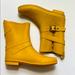 Burberry Shoes | Hp Burberry Yellow Mid Buckle Rain Boot Size: 10 | Color: Yellow | Size: 10