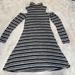 American Eagle Outfitters Dresses | Ae Plush Dress | Color: Black/Gray | Size: S