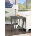 American Heritage Square End Table - Convenience Concepts 501445WBDGY