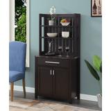 Sawyer Wine Bar with Cabinet - Convenience Concepts 121315BLMES