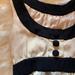 Kate Spade Dresses | Kate Spade Crepe Cream & Black Button Dress | Color: Black/Cream | Size: 4