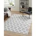 Gray 118 x 0.5 in Area Rug - Sabrina Soto™ Collection Casa Geometric Cotton Area Rug Cotton | 118 W x 0.5 D in | Wayfair 3153491