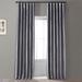 Everly Quinn Juda Faux Silk Curtains for Bedroom Blackout Curtains for Large Window Single Panel in Gray | 108 H in | Wayfair