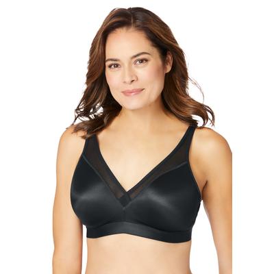 Plus Size Women's Simply Cool Wireless Bra by Catherines in Black (Size 44 C)