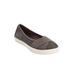 Women's The Jazlyn Slip-On Sneaker by Comfortview in Slate Grey (Size 9 1/2 M)