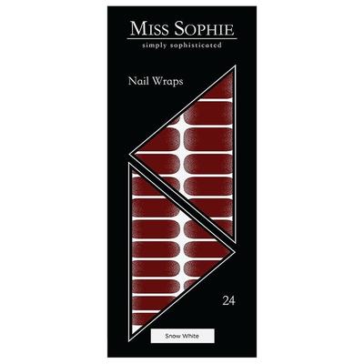 Miss Sophie Snow White Nageldesign Braun