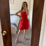 J. Crew Dresses | J.Crew Red Summer Dress. Xxs. | Color: Red | Size: Xxs