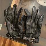 Coach Accessories | Coach Soft Leather Gloves | Color: Black | Size: 7