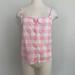 Kate Spade Intimates & Sleepwear | Kate Spade Pink Plaid Pajama Top | Color: Pink | Size: Xl