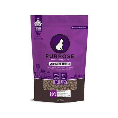 Purpose Carnivore Turkey Freeze-Dried Grain-Free Raw Cat Food, 9-oz bag