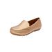 Wide Width Women's The Milena Slip On Flat by Comfortview in Gold (Size 10 W)