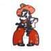 Oklahoma State Cowboys Mascot Hitch Cover